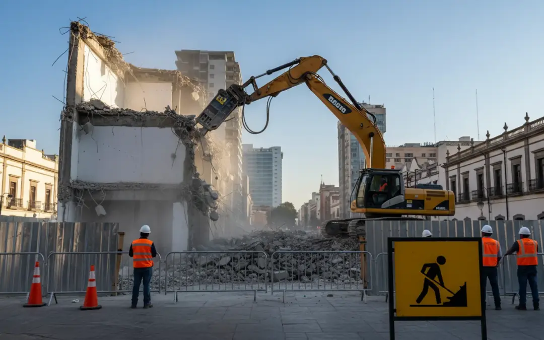 Demoliciones Guadalajara Jal.: Reduzca Tiempos de Obra 30% con Derribos Estratégicos