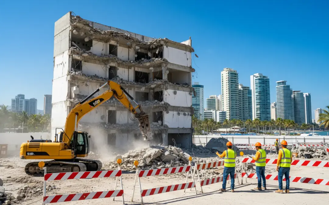 Siniestros Puerto Vallarta: Gestión Experta de Demoliciones y Excavaciones B2B