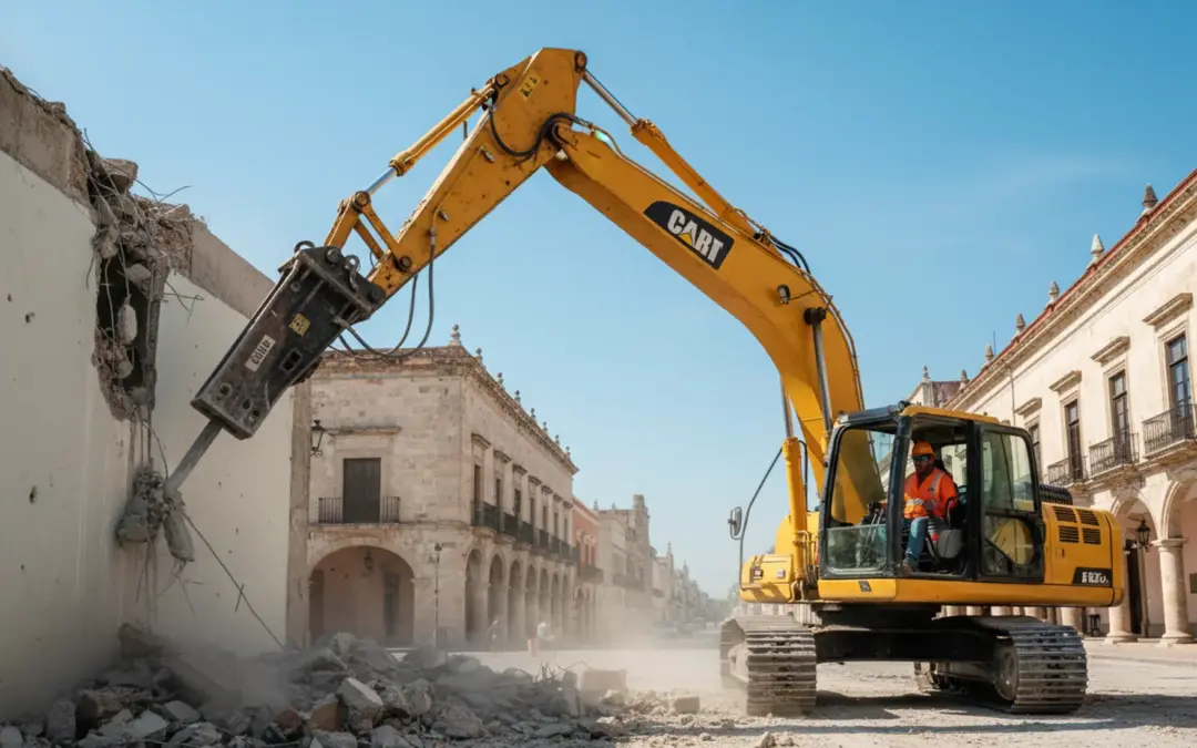 Derrumbamiento y derribos Mérida: Precisión que Elimina Sobrecostos y Retrasos en tu Obra