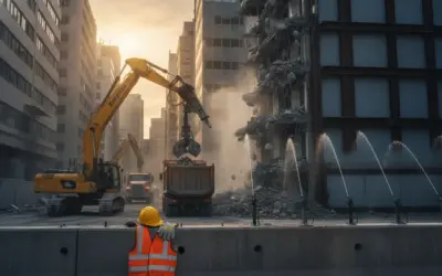 Empresa de demolición: obra 40% más rápida sin multas