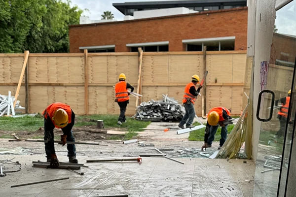 Preparación del sitio